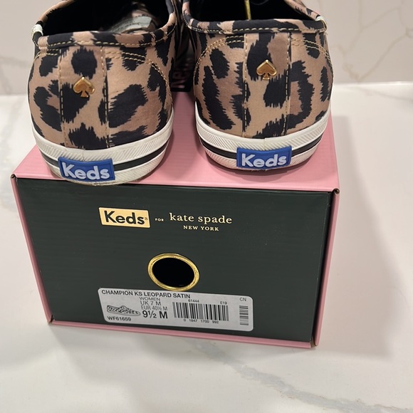 Keds / x kate spade new york champion leopard satin sneaker /9.5 - Picture 5 of 5